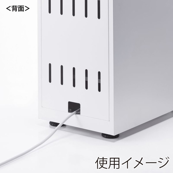 サンワサプライ 個別管理用タブレット保管庫 5台収納 CAI-CAB112W 1個（ご注文単位1個）【直送品】