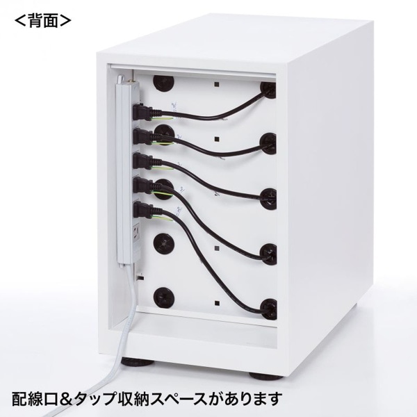 サンワサプライ 個別管理用タブレット保管庫 5台収納 CAI-CAB112W 1個（ご注文単位1個）【直送品】