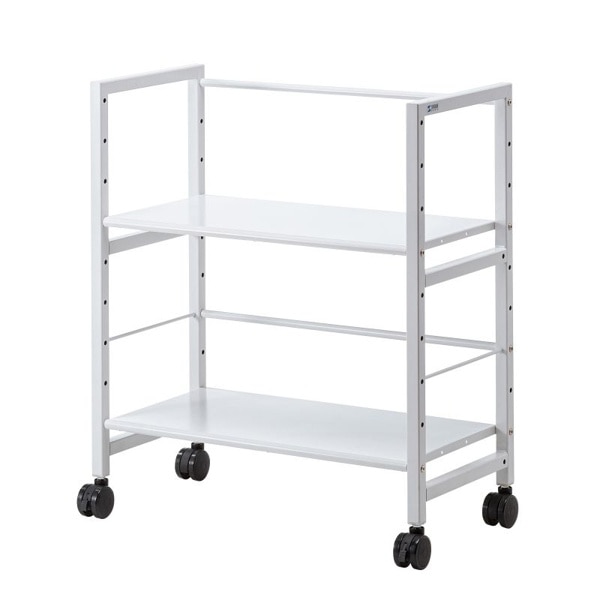 サンワサプライ 高耐荷重ワゴン 2段 WG-207 1個（ご注文単位1個）【直送品】