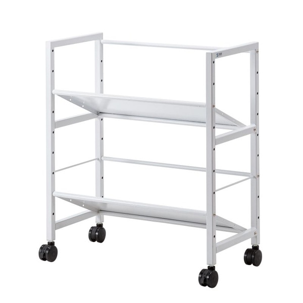 サンワサプライ 高耐荷重ワゴン 2段 WG-207 1個（ご注文単位1個）【直送品】