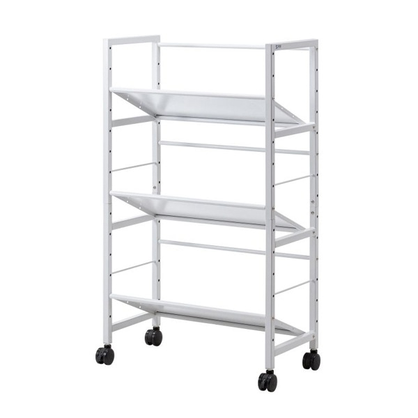 サンワサプライ 高耐荷重ワゴン 3段 WG-208 1個（ご注文単位1個）【直送品】