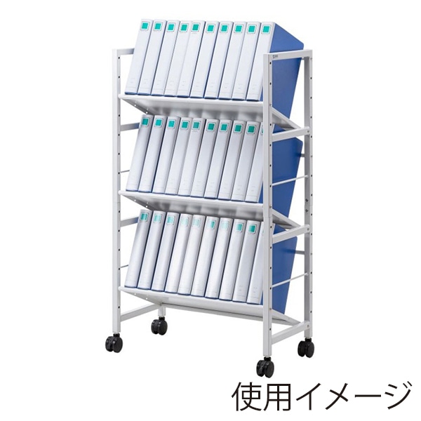 サンワサプライ 高耐荷重ワゴン 3段 WG-208 1個（ご注文単位1個）【直送品】