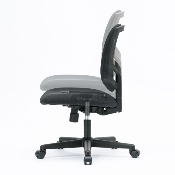 サンワサプライ 高耐荷重オフィスチェア 肘かけなし ブラック SNC-T163BK 1個（ご注文単位1個）【直送品】