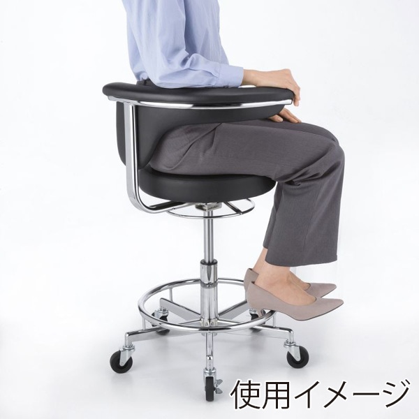 サンワサプライ 作業用ワークスツール ブラック SNC-RD10VBK 1個（ご注文単位1個）【直送品】