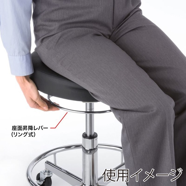 サンワサプライ 作業用ワークスツール ブラック SNC-RD10VBK 1個（ご注文単位1個）【直送品】