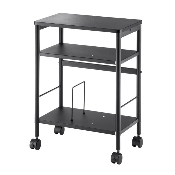 サンワサプライ 高さ可変ワゴン WG-MX01BK 1個（ご注文単位1個）【直送品】