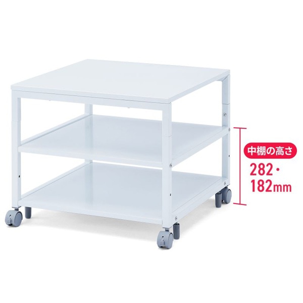 サンワサプライ プリンタスタンド 600×600×500mm LPS-T6060L 1個（ご注文単位1個）【直送品】