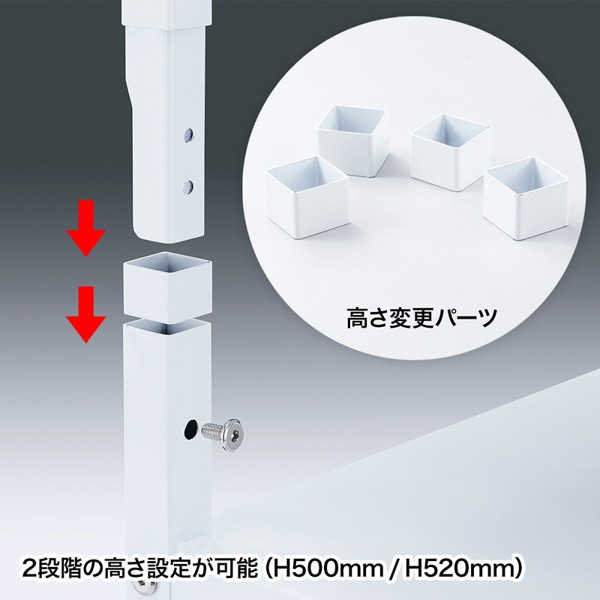 サンワサプライ プリンタスタンド 600×600×500mm LPS-T6060L 1個（ご注文単位1個）【直送品】