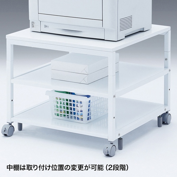 サンワサプライ プリンタスタンド 600×600×500mm LPS-T6060L 1個（ご注文単位1個）【直送品】