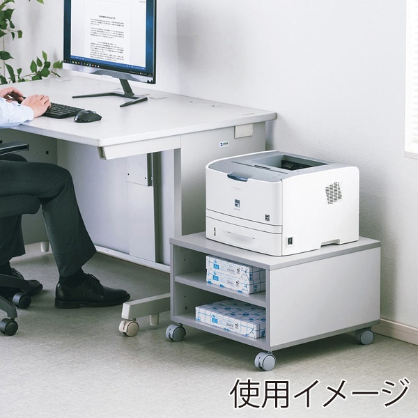 サンワサプライ レーザープリンタースタンド 500×500×350mm LPS-T112 1個（ご注文単位1個）【直送品】