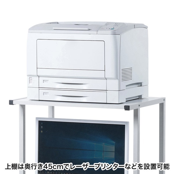 サンワサプライ パソコンラック キーボードスライダー付き 605×650×1200mm RAC-EC74 1個(ご注文単位1個)【直送品】