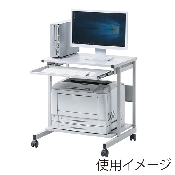サンワサプライ パソコンラック 650×605×700mm RAC-EC75 1個(ご注文単位1個)【直送品】