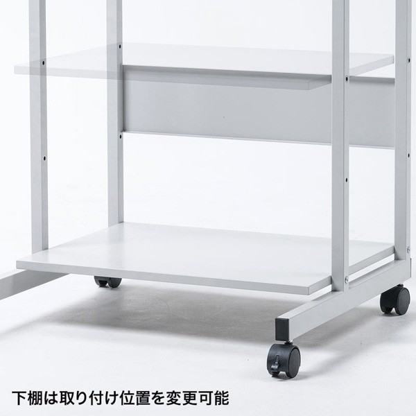 サンワサプライ パソコンラック 650×605×700mm RAC-EC75 1個(ご注文単位1個)【直送品】