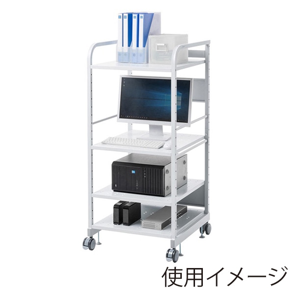 サンワサプライ 高耐荷重ラック 582×650×1289mm RAC-HL4 1個（ご注文単位1個）【直送品】