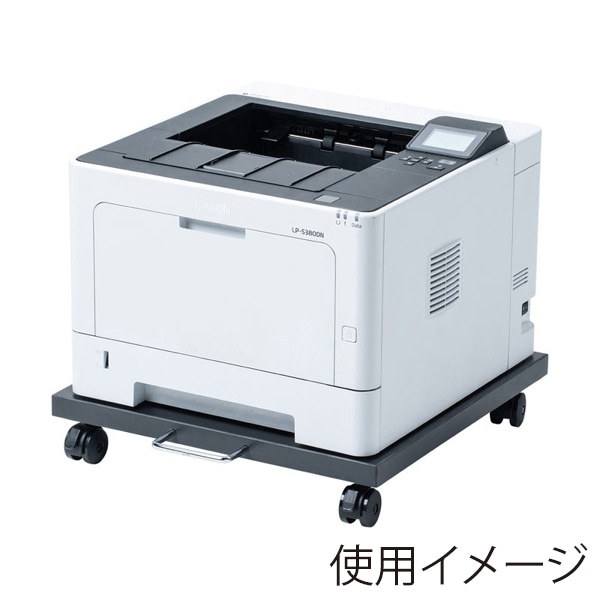 サンワサプライ プリンタスタンド 400×400 ブラック LPS-113BK 1個(ご注文単位1個)【直送品】