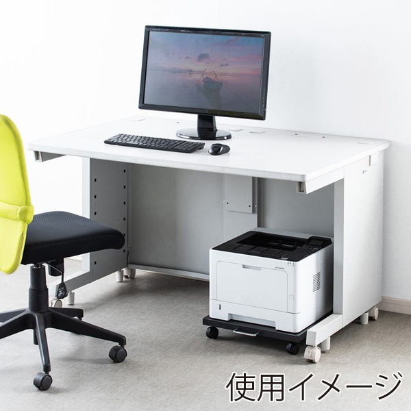 サンワサプライ プリンタスタンド 400×400 ブラック LPS-113BK 1個(ご注文単位1個)【直送品】