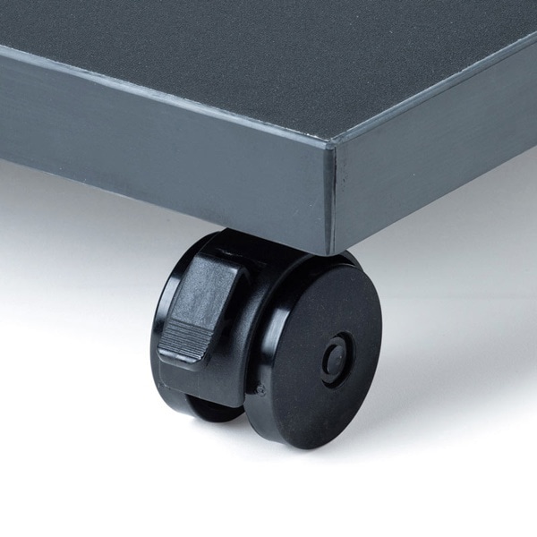 サンワサプライ プリンタスタンド 400×400 ブラック LPS-113BK 1個(ご注文単位1個)【直送品】