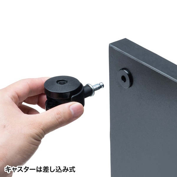 サンワサプライ プリンタスタンド 400×400 ブラック LPS-113BK 1個(ご注文単位1個)【直送品】