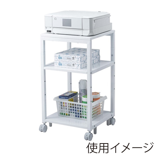 サンワサプライ プリンタスタンド 400×400×700mm LPS-T4040 1個（ご注文単位1個）【直送品】