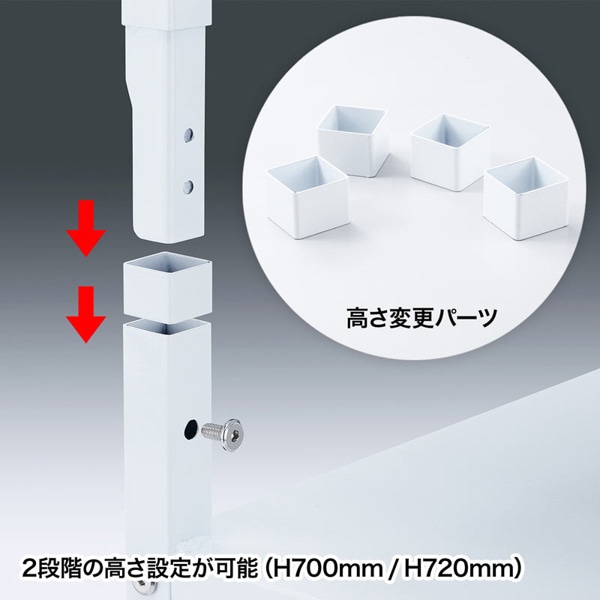 サンワサプライ プリンタスタンド 400×400×700mm LPS-T4040 1個（ご注文単位1個）【直送品】