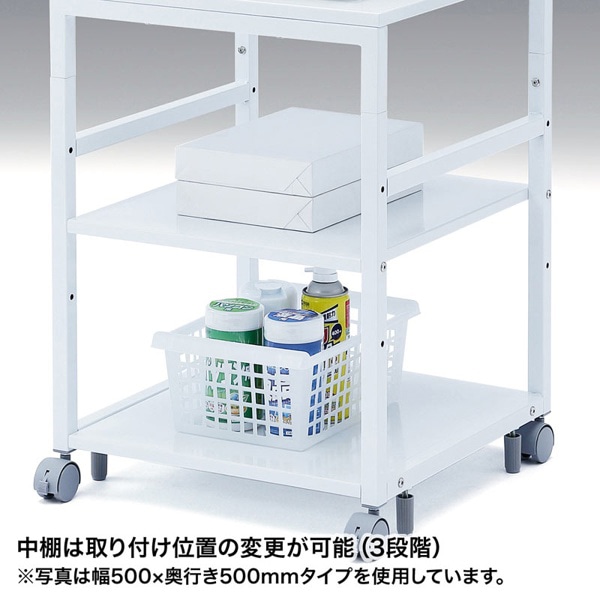 サンワサプライ プリンタスタンド 400×400×700mm LPS-T4040 1個（ご注文単位1個）【直送品】