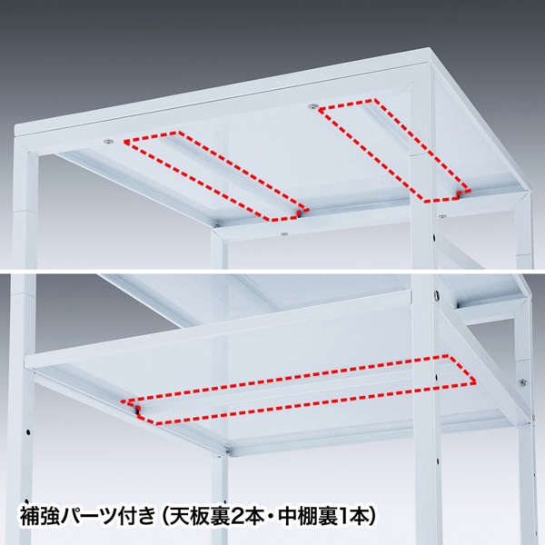 サンワサプライ プリンタスタンド 400×400×700mm LPS-T4040 1個（ご注文単位1個）【直送品】