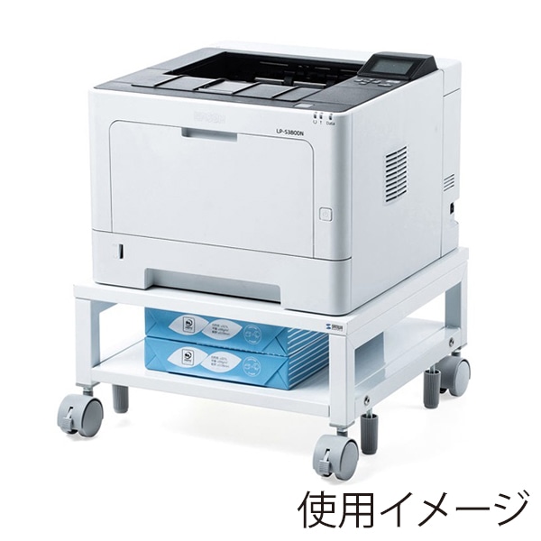 サンワサプライ プリンタスタンド ロータイプ 400×400×200mm LPS-T4040SL 1個(ご注文単位1個)【直送品】