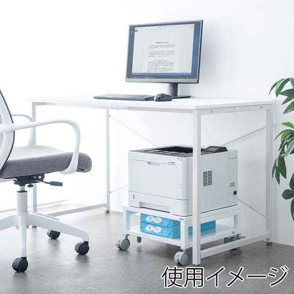 サンワサプライ プリンタスタンド ロータイプ 400×400×200mm LPS-T4040SL 1個(ご注文単位1個)【直送品】
