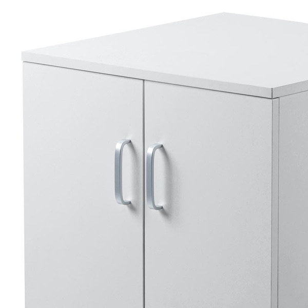 サンワサプライ 扉付きプリンタスタンド LPS-119W 1個(ご注文単位1個)【直送品】