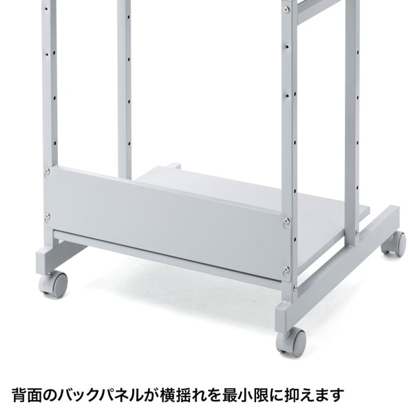 サンワサプライ パソコンラック 600×600×1265mm RAC-EC15N2 1個(ご注文単位1個)【直送品】