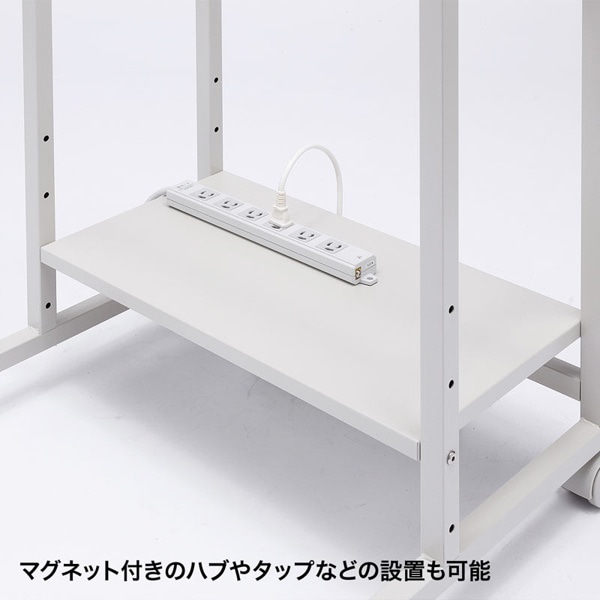 サンワサプライ パソコンラック 600×600×700mm RAC-EC33N 1個(ご注文単位1個)【直送品】