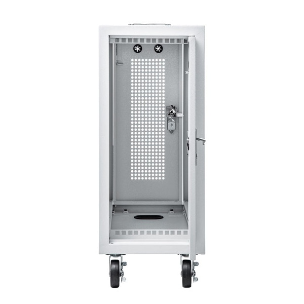 サンワサプライ キャスター付きハブボックス 2ユニット ホワイト CP-THBOX2UW 1個（ご注文単位1個）【直送品】