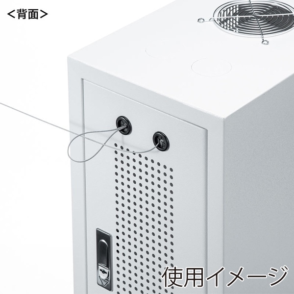 サンワサプライ キャスター付きハブボックス 2ユニット ホワイト CP-THBOX2UW 1個（ご注文単位1個）【直送品】