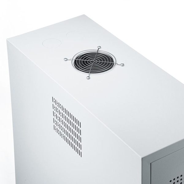 サンワサプライ キャスター付きハブボックス 2ユニット ホワイト CP-THBOX2UW 1個（ご注文単位1個）【直送品】