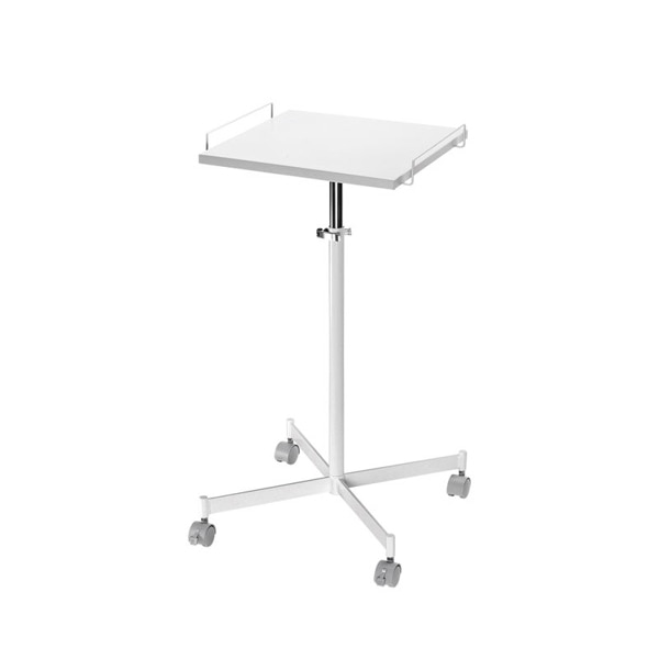 サンワサプライ マルチスタンド キャスタータイプ ホワイト STN-MT002 1個（ご注文単位1個）【直送品】