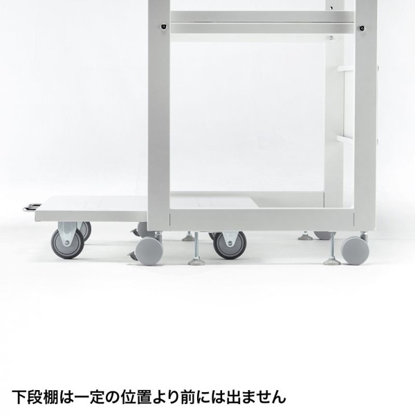 サンワサプライ 高耐荷重プリンタラック W600 LPS-T121H 1個(ご注文単位1個)【直送品】