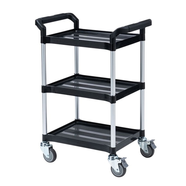 サンワサプライ 3段式カート ブラック CART-FA3BK 1個（ご注文単位1個）【直送品】