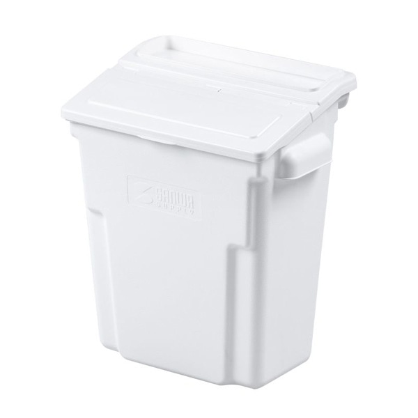 サンワサプライ 3段式ワゴン用 蓋付きサイドBOX 大 ホワイト CART-FA3ST1W 1個（ご注文単位1個）【直送品】