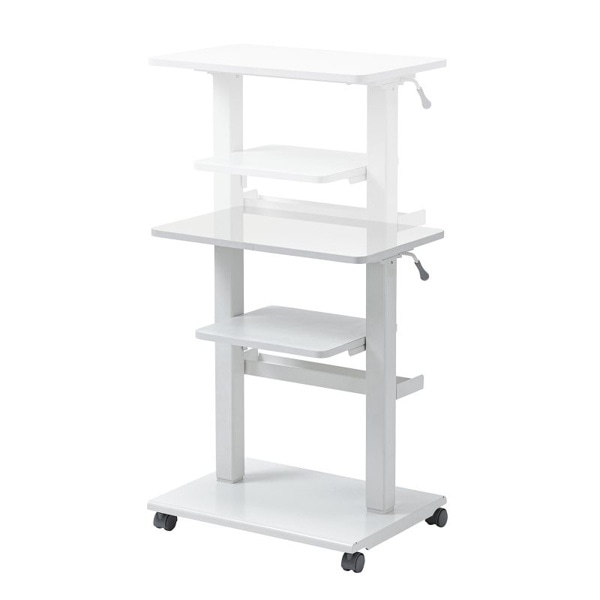 サンワサプライ プロジェクター台 ガス圧昇降 PR-18 1個（ご注文単位1個）【直送品】