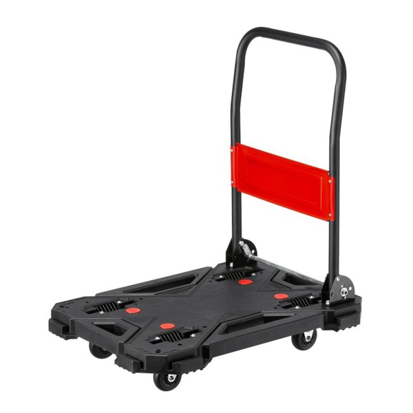 サンワサプライ 取っ手つき台車 大 CART-FA7HBK 1個（ご注文単位1個）【直送品】