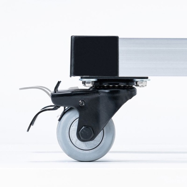 サンワサプライ アルミドーリー コンテナ用台車 75L仕様 CART-FA975SV 1個（ご注文単位1個）【直送品】