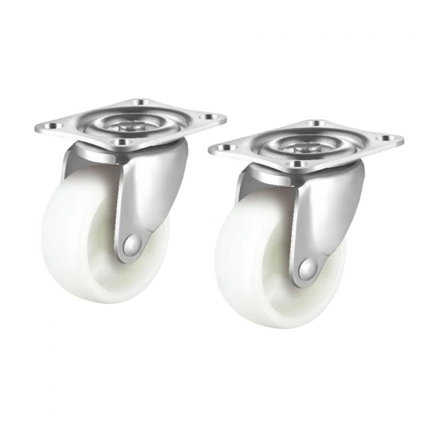 サンワサプライ 汎用キャスター 75mm径 ナイロン製 2個セット フリー CST-75N-FRE2 1個（ご注文単位1個）【直送品】