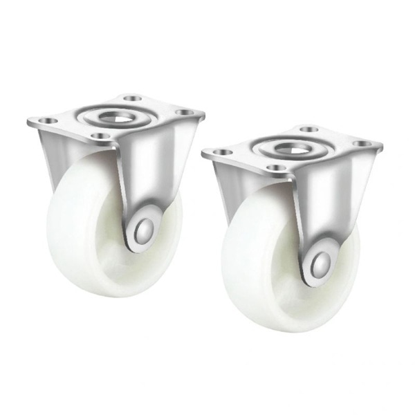 サンワサプライ 汎用キャスター 75mm径 ゴム製 2個セット 固定 CST-75N-FIX2 1個（ご注文単位1個）【直送品】