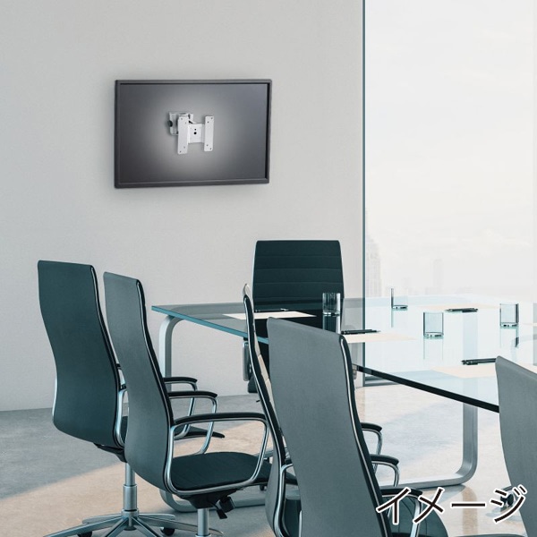 サンワサプライ モニタアーム 壁掛用 上下角度調節可能 CR-LA302 1個（ご注文単位1個）【直送品】