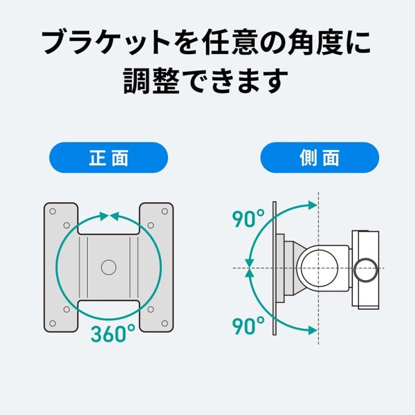 サンワサプライ モニタアーム 壁掛用 上下角度調節可能 CR-LA302 1個（ご注文単位1個）【直送品】