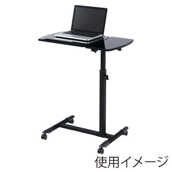 サンワサプライ ノートパソコンデスク ブラック NPC-10BK 1台（ご注文単位1台）【直送品】