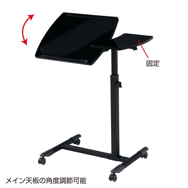 サンワサプライ ノートパソコンデスク ブラック NPC-10BK 1台（ご注文単位1台）【直送品】