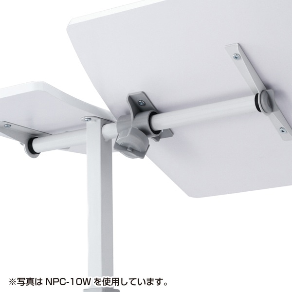 サンワサプライ ノートパソコンデスク ブラック NPC-10BK 1台（ご注文単位1台）【直送品】