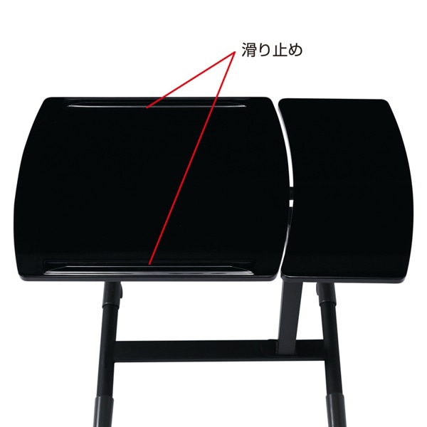 サンワサプライ ノートパソコンデスク ブラック NPC-10BK 1台（ご注文単位1台）【直送品】