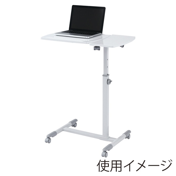 サンワサプライ ノートパソコンデスク ホワイト NPC-10W 1台(ご注文単位1台)【直送品】